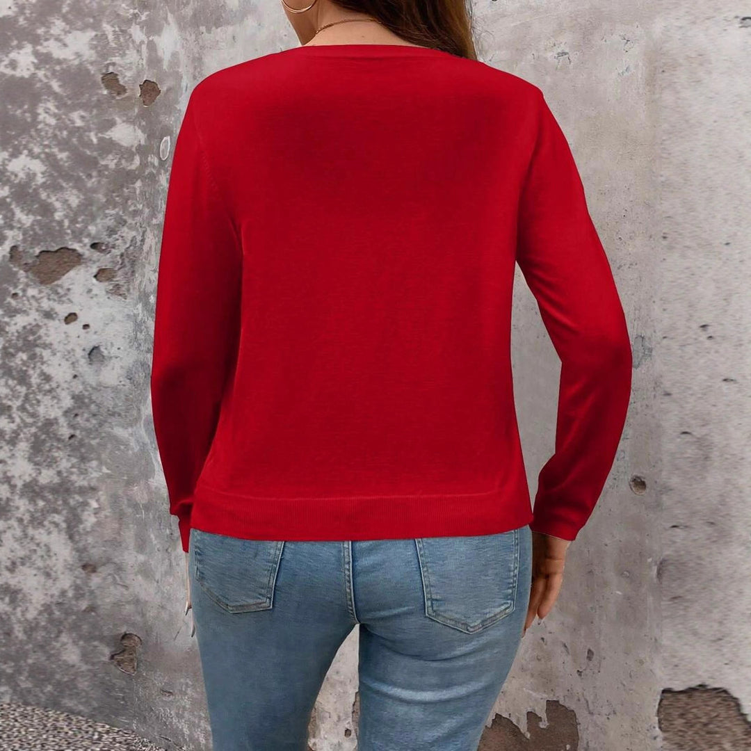 Damen Feine Strickjacke mit Knopfverschluss und eleganter Passform R&B