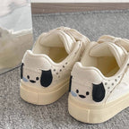 Damen Komfortable Sneakers mit dickem Plateau und verspieltem Schnürsystem