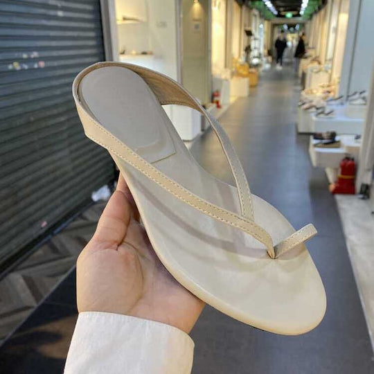 Damen elegante Zehentrenner-Sandalen mit komfortabler Fußbettgestaltung R&B