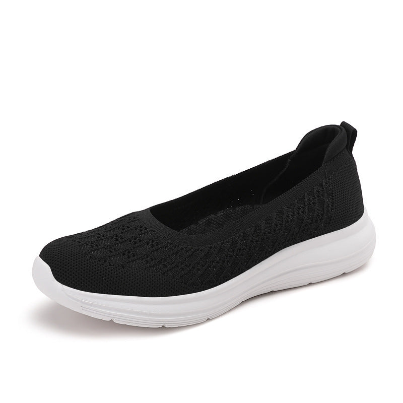 Damen Slip-On Freizeitschuhe mit atmungsaktivem Obermaterial R&B