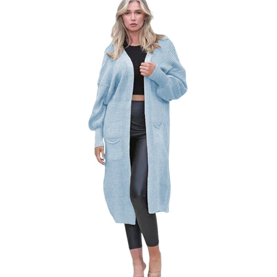 Damen Grobstrickcardigan mit tiefen Taschen und lässiger Passform R&B