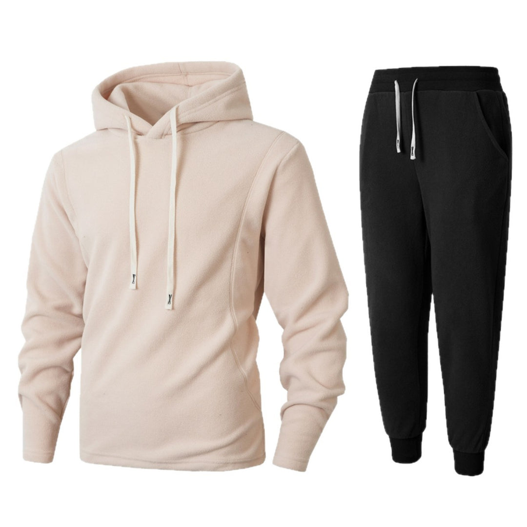 Damen Kuscheliger Fleece-Hoodie und Jogginghose Set R&B