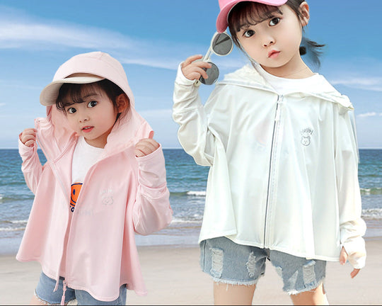 Jungen UV-Schutz Kapuzenjacke R&B