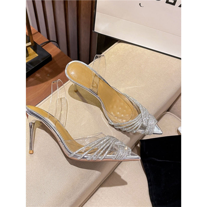 Damen Glamouröse High Heel Sandalen R&B