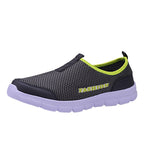 Damen Atmungsaktive Slip-On Sport Sneakers mit rutschfester Sohle R&B