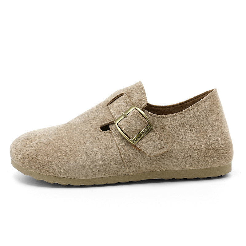 Damen Clogs mit praktischem Schnallenverschluss und rutschfester Sohle R&B