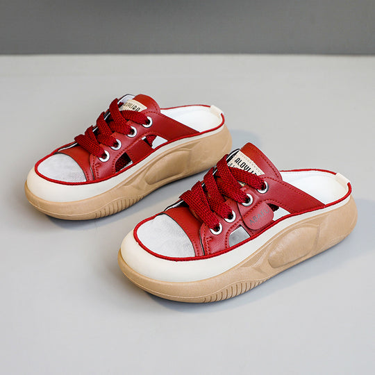 Damen Sneaker Slipper mit atmungsaktiver Mesh-Struktur und bequemer Sohle R&B