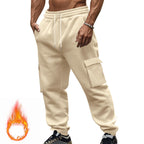 Herren Cargo-Jogginghose mit seitlichen Taschen und komfortablem Schnitt R&B