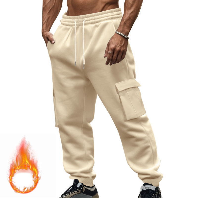 Herren Cargo-Jogginghose mit seitlichen Taschen und komfortablem Schnitt R&B