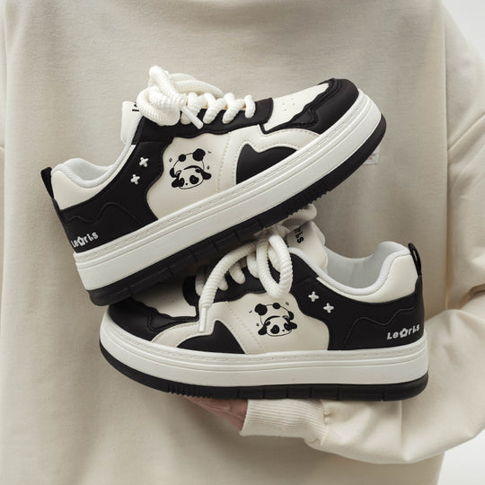 Damen Sportliche Sneaker mit niedlichem Tier-Motiv R&B