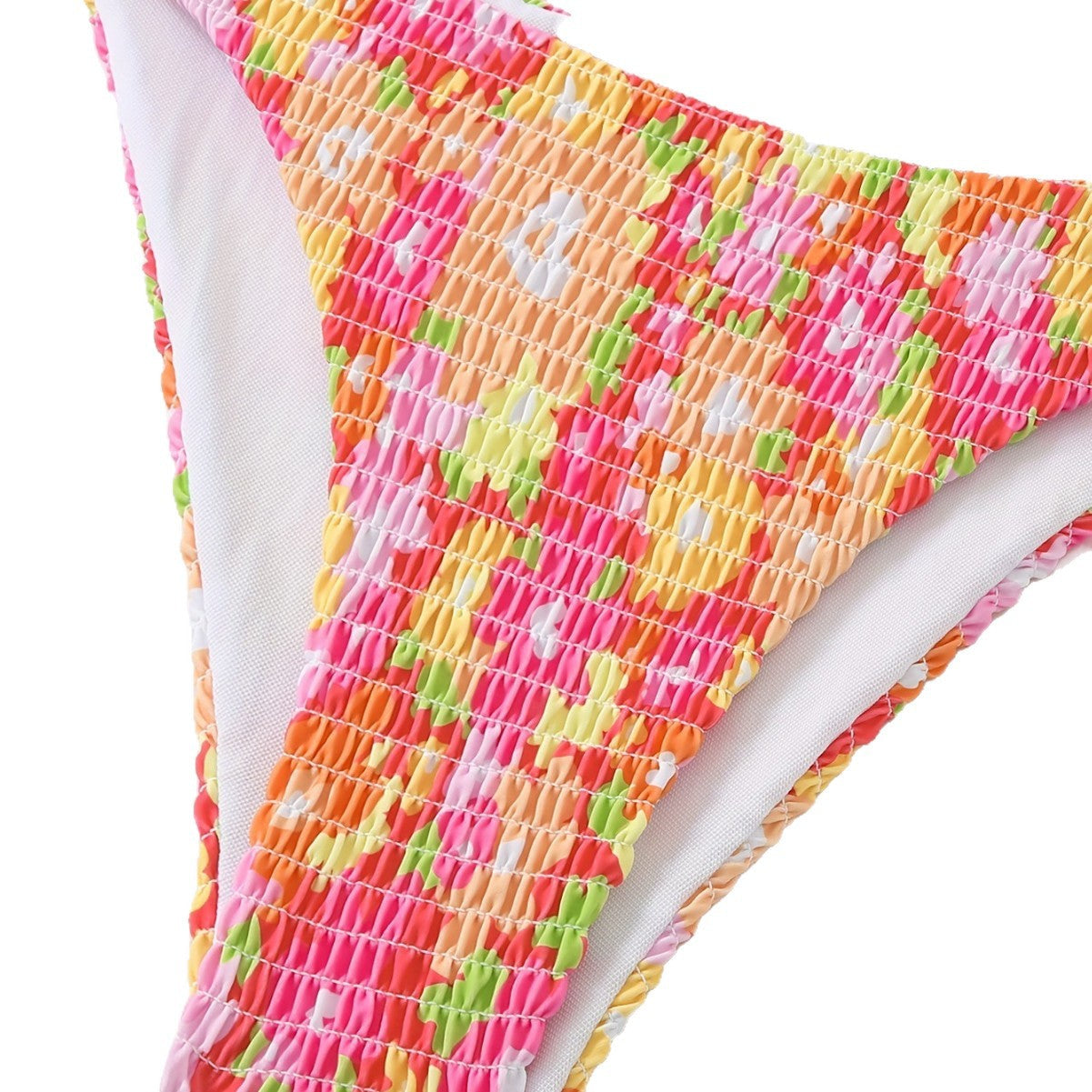 Damen Bandeau-Bikini mit verspieltem Rüschen-Design R&B