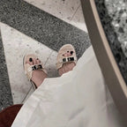 Damen Komfortable Slipper mit Glanzdetails R&B