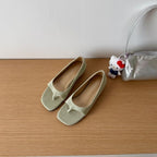 Damen flache Zehentrenner-Sandalen mit elegantem Design R&B