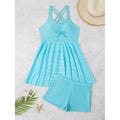Damen Strandkleid mit sportlichem Schnitt und integriertem Shorts R&B