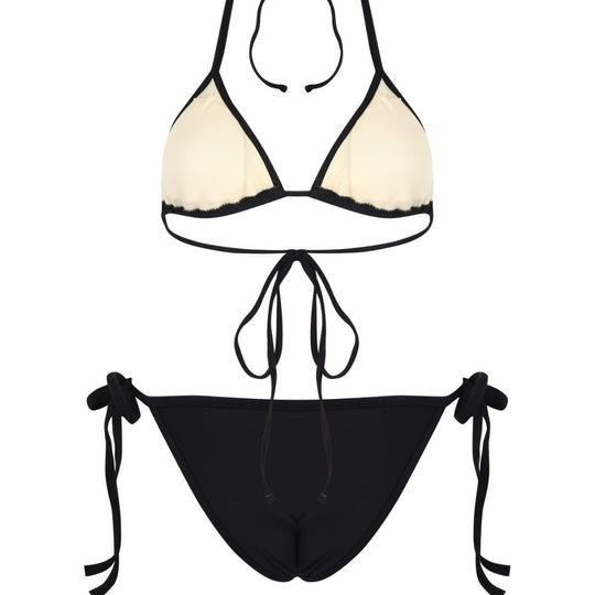 Damen Bikini-Set mit eleganten Cut-Out-Details und verstellbaren Bändern R&B