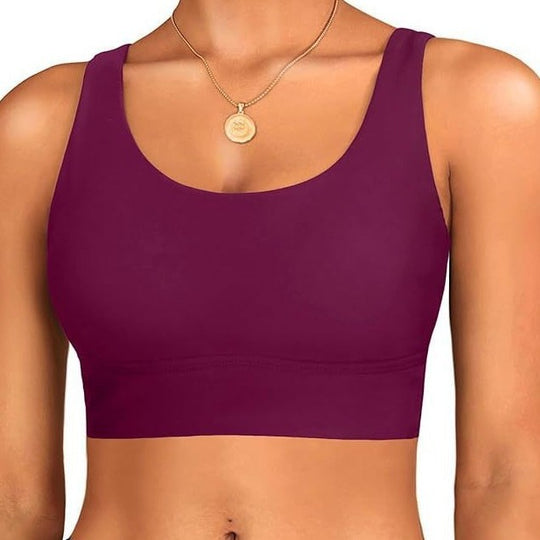 Damen sportlicher Crop-Top mit klassischen Streifen R&B