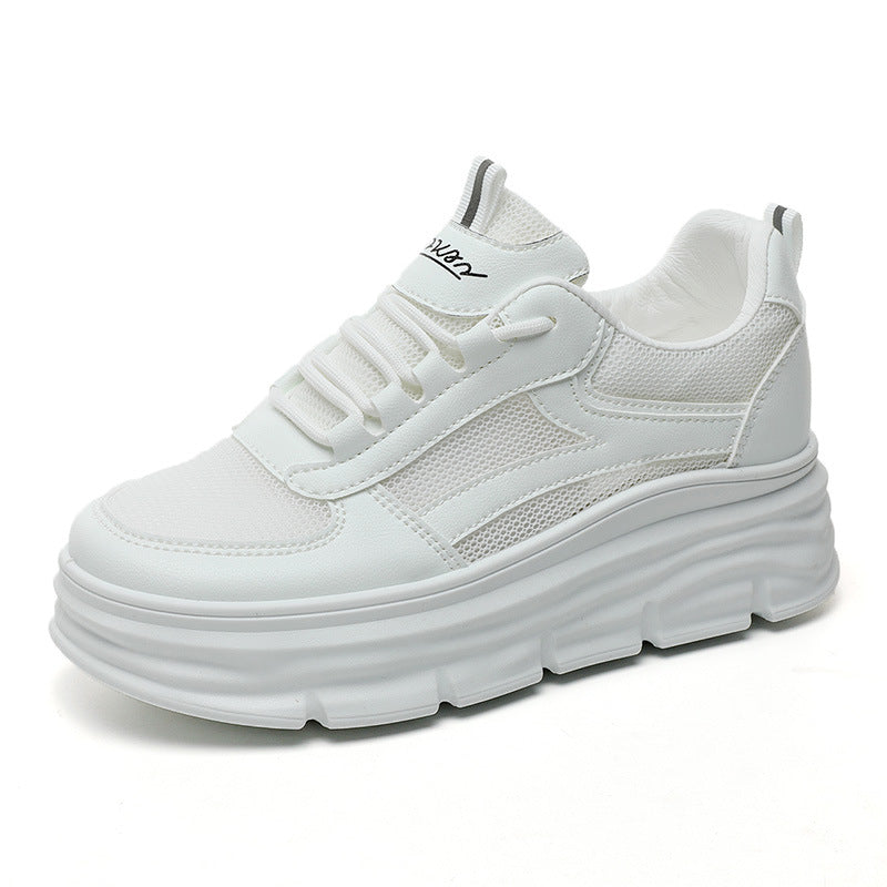 Damen Chunky Sneakers mit dämpfender Sohle und atmungsaktiver Oberflächenstruktur R&B