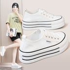 Damen Plattform Sneakers aus atmungsaktivem Mesh mit modischem Design R&B