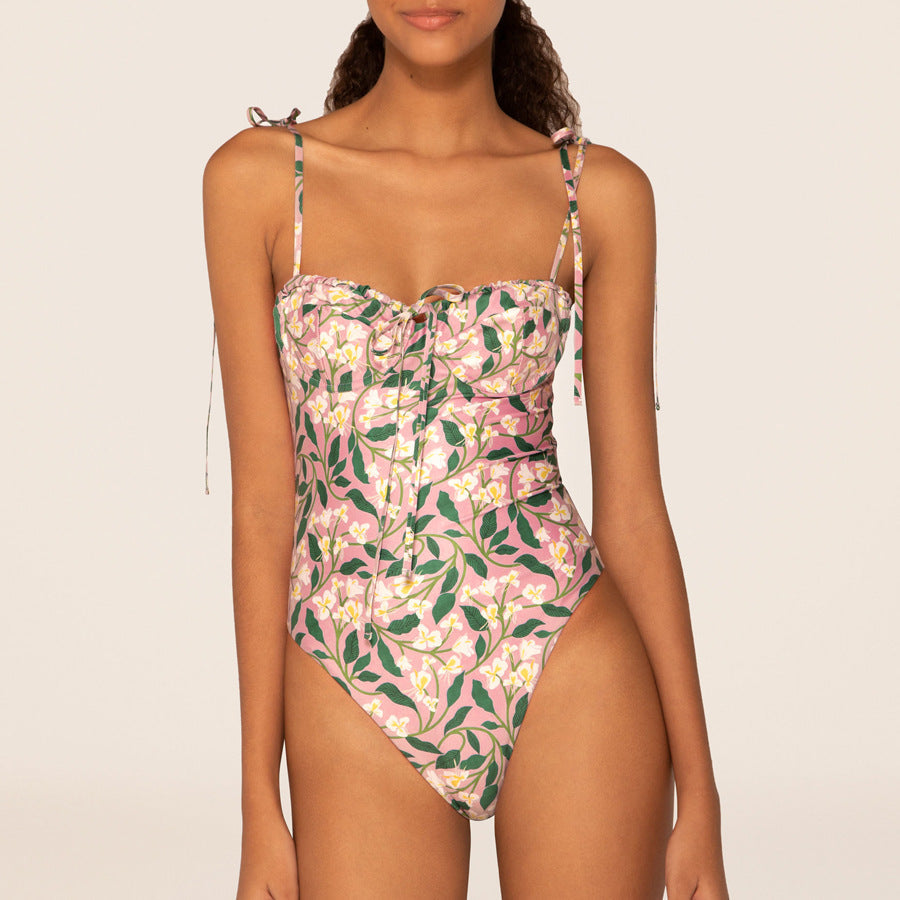 Damen Bikiniset mit verspielten Rüschendetails R&B