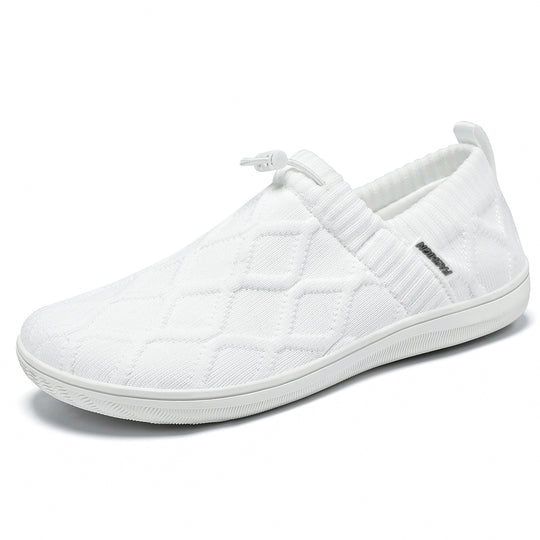 Damen Bequeme Slip-On Freizeit-Schuhe mit elastischem Einstieg und atmungsaktiver Struktur R&B
