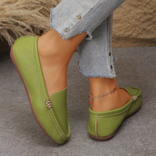 Damen Bequeme Ballerinas mit edler Lederoberfläche R&B