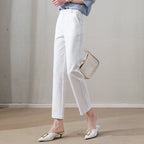 Damen Chino Stoffhose tailliert mit integrierten Taschen