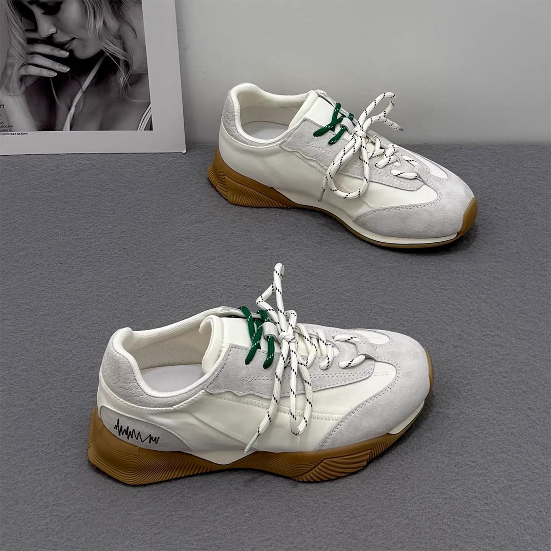 Damen modische Sneakers mit atmungsaktiver Mesh-Oberfläche und trendigem Design R&B