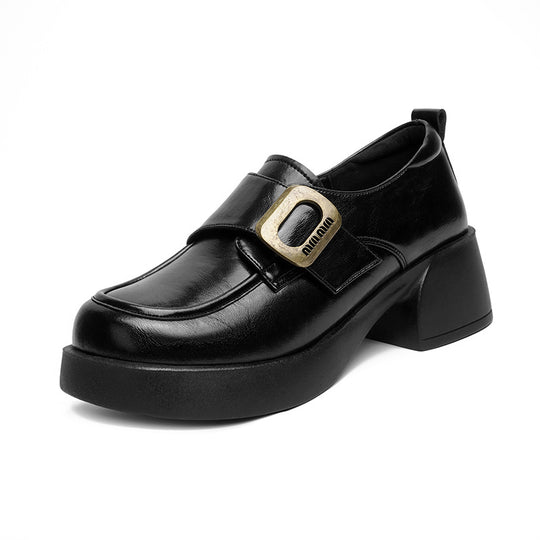 Damen Modische Sling-Pumps mit trendiger Schnallenverzierung und komfortablem Blockabsatz R&B