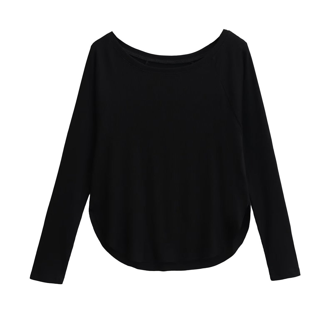 Damen lässiges Langarmshirt R&B