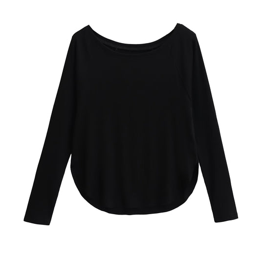 Damen lässiges Langarmshirt R&B
