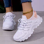 Damen Sportliche Laufschuhe mit atmungsaktivem Obermaterial und dämpfendem Komfort