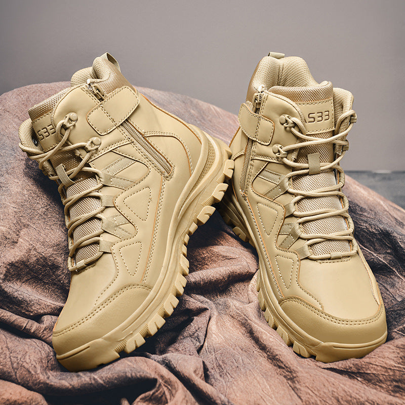Herren Multifunktionale Wanderstiefel mit hohem Knöchelschutz und griffiger Sohle R&B