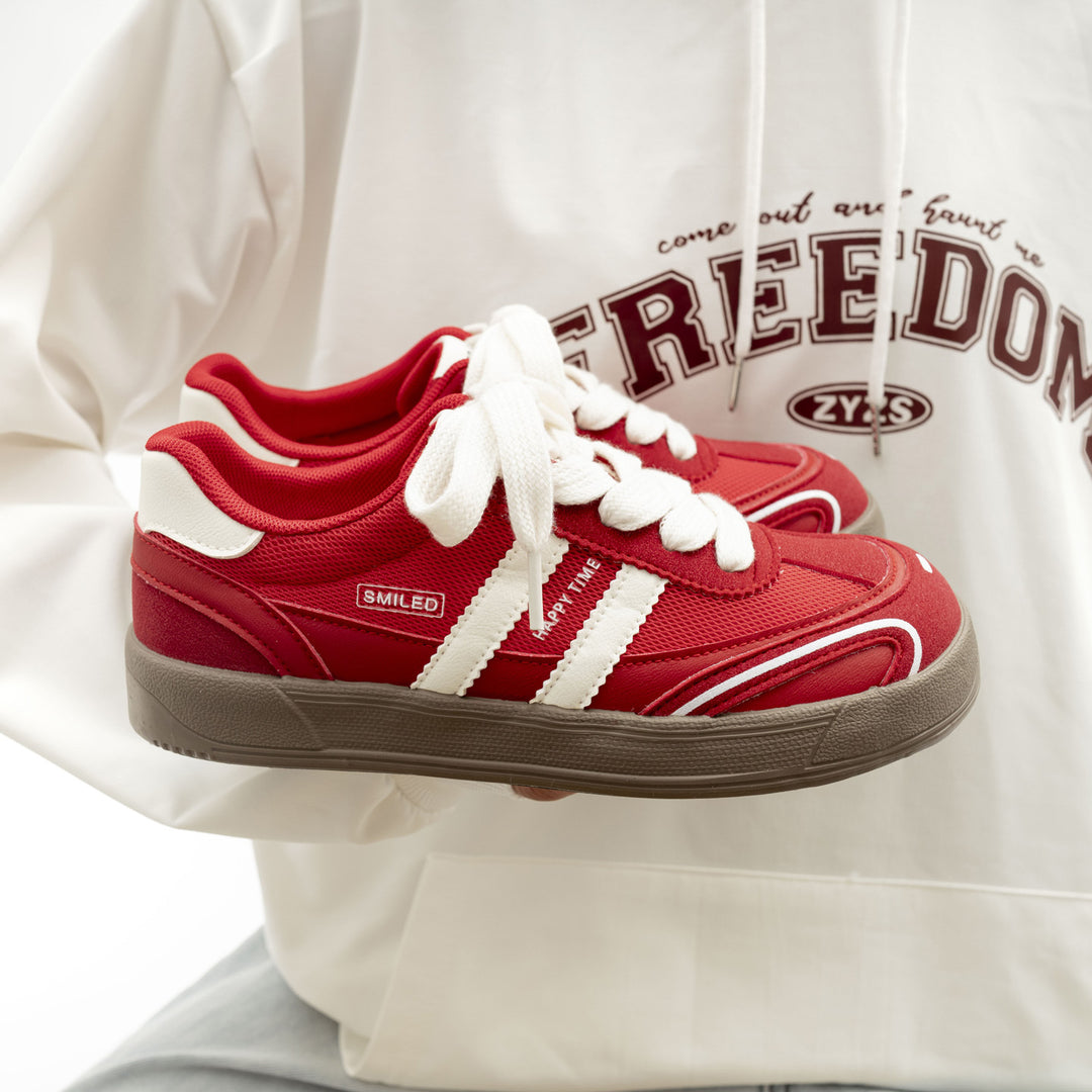 Damen Sportliche Sneakers mit atmungsaktivem Obermaterial und rutschfester Gummisohle R&B