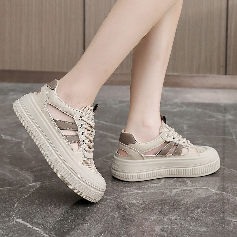 Damen Sneaker mit luftdurchlässiger Mesh-Oberfläche und sportlichem Komfort R&B