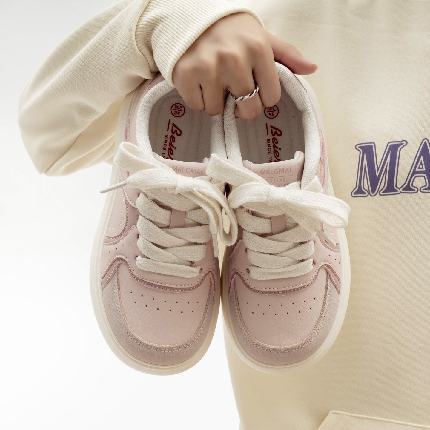 Damen Modische Sneakers mit lässigem Design und atmungsaktiver Oberflächentechnologie