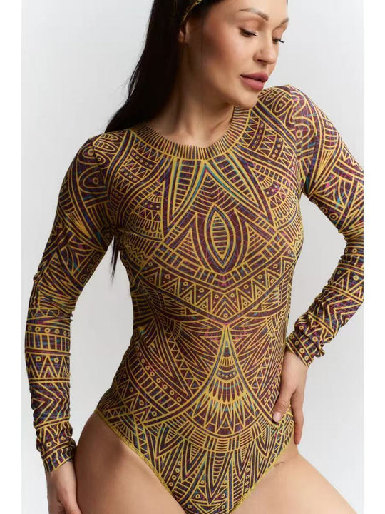 Damen figurbetontes Badeanzug R&B