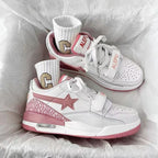Damen Sneakers mit innovativem Klettverschluss und stilvollem Sternen-Design R&B