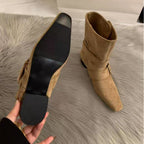 Damen Modische Stiefeletten mit dekorativen Schnallen von R&B