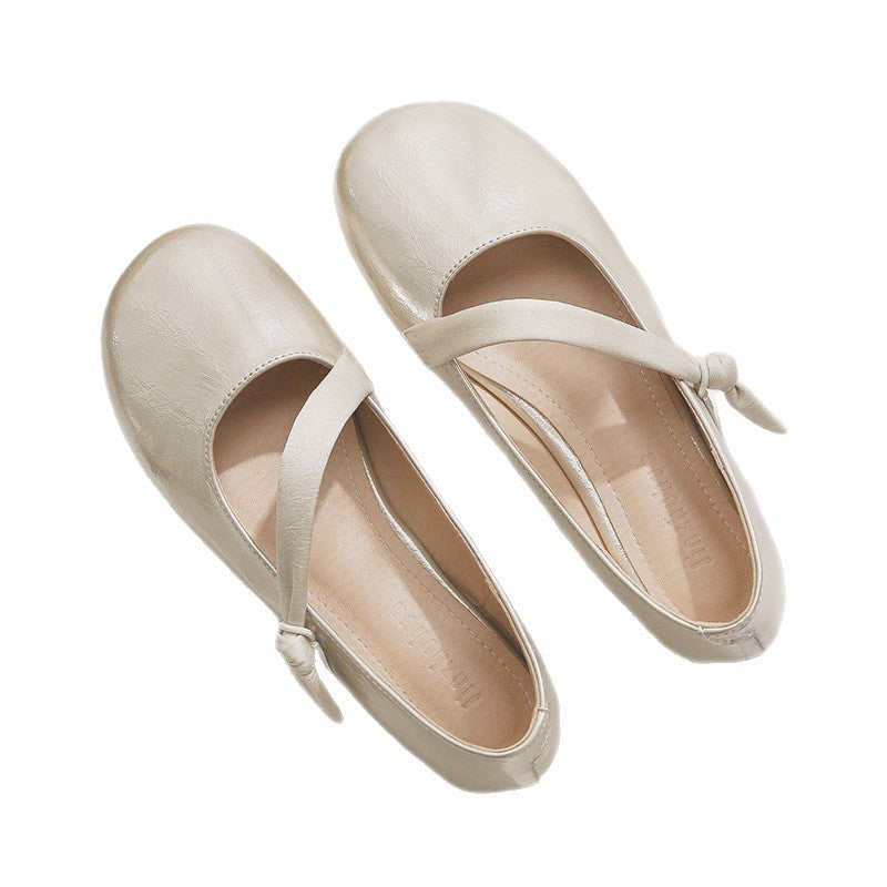 Damen elegante Ballerinas mit modischem Schleifendetail und komfortabler Innensohle R&B