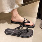 Damen Flip-Flops mit elegantem Schmuckdetail R&B