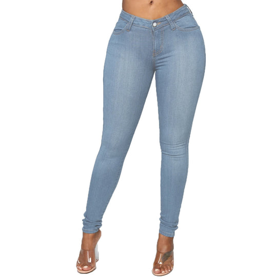 Damen High-Waist Skinny Jeans R&B