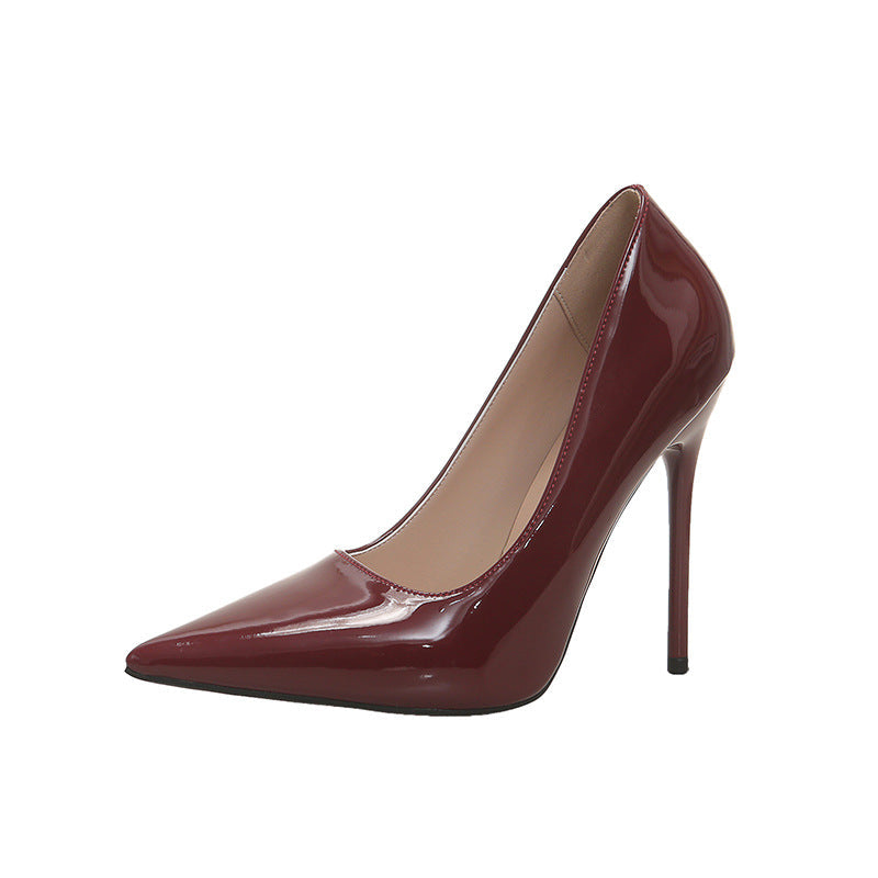 Damen schicke gewölbte Absatzpumps R&B