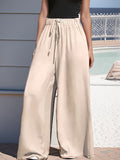 Damen Weite Sommerhose mit elastischem Bund und praktischen Taschen R&B