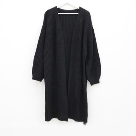Damen Grobstrick Cardigan mit offenem Schnitt R&B