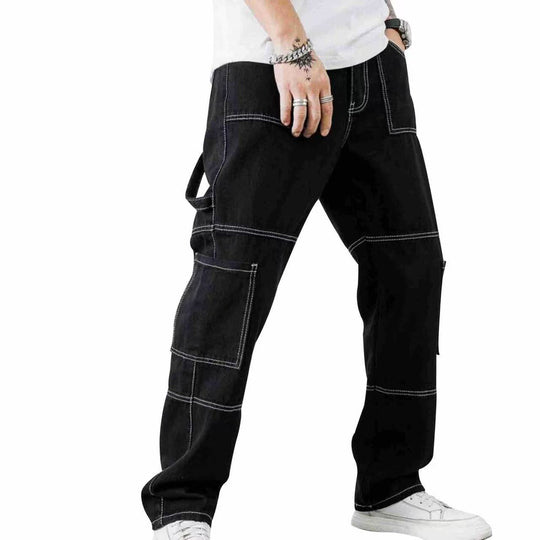 Herren Cargo-Jeans mit modernen Taschen und lässigem Schnitt R&B