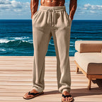 Herren Bequeme Freizeithose mit Rippstruktur und verstellbarem Bund R&B