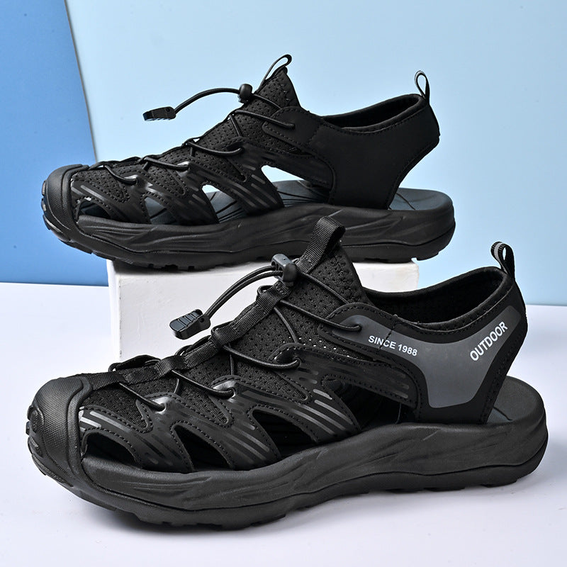 Damen Sportliche Outdoor-Sandalen mit rutschfester Sohle und praktischem Schnellschnürsystem R&B