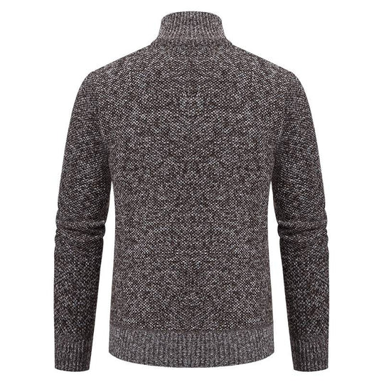 Herren Strickjacke mit modernem Muster und schmalem Schnitt R&B