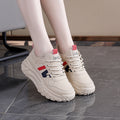 Damen Trendige Chunky Sneakers mit rutschfester Sohle und atmungsaktivem Obermaterial R&B