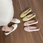 Damen Ballerinas mit verspieltem Schleifendetail und komfortabler Innensohle